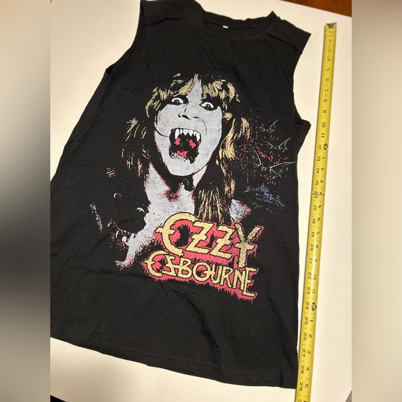 OZZY Osbourne Sleeveless ROCK METAL T SHIRT - Picture 2 of 3